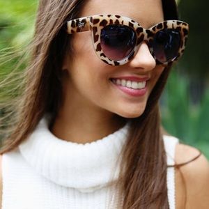 Quay x shay Jinx sunglasses in dessert leopard